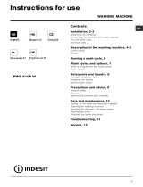 Indesit PWE 6105 W (EU) User guide