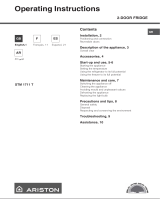 Indesit STM 1711 T User guide