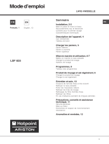 Hotpoint LSF 825 FR/HA Owner's manual