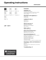 Hotpoint LDF12314B Owner's manual