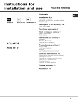 Hotpoint-Ariston AQUALTIS AQ9D 691 U Owner's manual