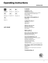 Hotpoint LDF 12314 Owner's manual