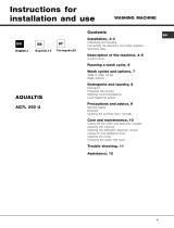 Indesit AQ7L 092 U (EU) User guide