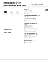 Indesit AQ7L 492 U (EU) Owner's manual