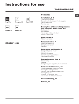 Indesit ECOT6F 1291 (EU) User guide