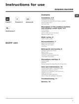 Indesit ECOTF 1251 (EU) User guide