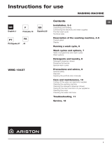 Indesit WMG 10437S EX User guide