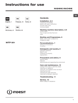 Indesit WITP 821 (EU) User guide