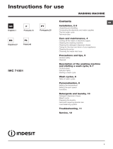 Indesit IWC 71051 (EU) User guide