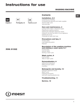 Indesit XWA 91082X WWWG EU User guide