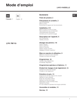 Hotpoint LFK 7M116 FR User guide