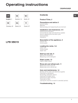 Whirlpool LFB 5B019 DE/SK User guide