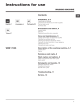 Whirlpool WMF 7025 EU User guide