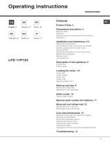 Hotpoint LFD 11P123 X DE/SK Owner's manual