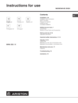 Ariston MWA 222.1 X User guide