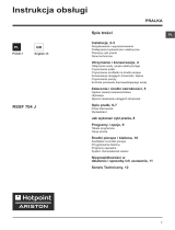 Hotpoint RSSF 704 J PL User guide