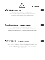 Ariston TCL73XNAADA Operating instructions