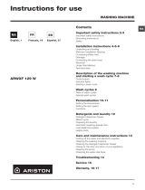 Indesit ARWXF 129 W (NA).1 User guide