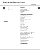 Hotpoint LSB 7M019 CX EU User guide