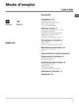 Indesit WMD 943BS FR User guide