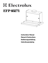 Electrolux EFP60271X User manual
