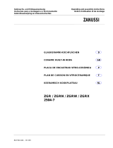 Zanussi ZGRW2504-7 User manual