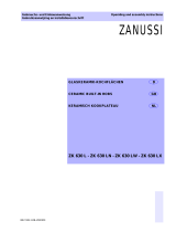 Zanussi ZK 630 LW User manual
