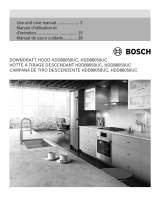 Bosch HDD86050UC/01 User manual