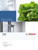 Bosch KAD90VI20/05 Operating instructions
