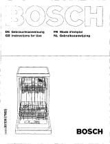 Bosch srv 4663 Owner's manual