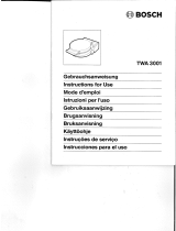 Bosch TWA3000CH User manual