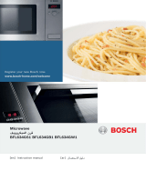 Bosch BFL634GW1/05 User manual