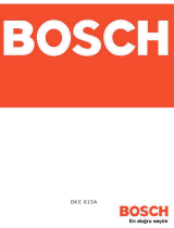 Bosch DKE615A Operating instructions