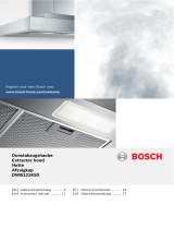 Bosch DWB121K50/01 Owner's manual
