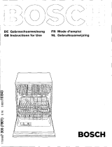 Bosch SGS8512FF/12 User manual