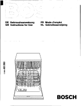 Bosch SGI3002/07 Owner's manual