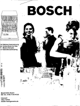 Bosch sgv 3323 Owner's manual