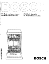 Bosch srs 4302 Owner's manual