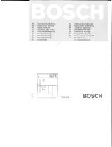 Bosch tka 5502 solitaire Owner's manual