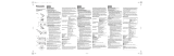 Panasonic VWVMH3 Operating instructions