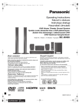 Panasonic SCXH55EP Operating instructions