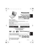 Panasonic DVDLS91 - PORTABLE DVD PLAYER Operating instructions