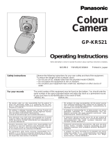 Panasonic GPKR521 Operating instructions