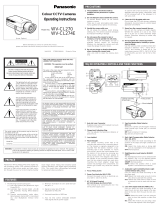 Panasonic WVCL270 Operating instructions