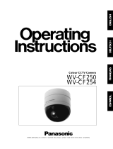 Panasonic WVCF250 Operating instructions