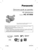 Panasonic HCX1000E Operating instructions