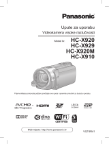 Panasonic HCX920MEP Operating instructions