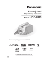 Panasonic HDCHS9 Operating instructions