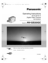 Panasonic NVGS33GC Operating instructions