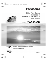 Panasonic NVGS50EN Operating instructions